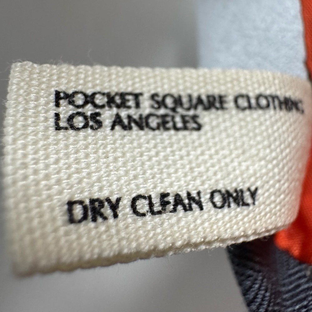 POCKET SQUARE CLOTHING The Rodeo Tie Los Angeles Necktie Grey Wool Herringbone - Picture 9 of 13